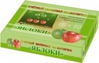 Счетный материал на магнитах "Яблоки" - fgospostavki.ru - Красный Сулин