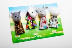 Пальчиковый театр "Волк и козлята" (4 персонажа) - fgospostavki.ru - Красный Сулин