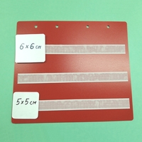 Красный лист-вкладыш в папку ПЕКС БОЛЬШУЮ для карточек 5*5 и 6*6 см - fgospostavki.ru - Красный Сулин