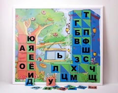 Магнитная доска "Город букв" - fgospostavki.ru - Красный Сулин