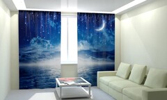 Комплект светонепроницаемых штор "Ночное небо" - fgospostavki.ru - Красный Сулин