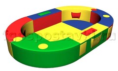 Манеж овальный 150х100х30 сантиметров - fgospostavki.ru - Красный Сулин