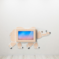 «Медведь» -Декоративная сенсорная панель 32" - fgospostavki.ru - Красный Сулин