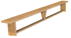 Скамейка гимнастическая (деревянные ножки) (3 м)  - fgospostavki.ru - Красный Сулин