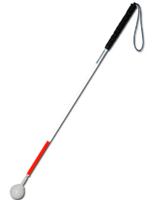 Трость телескопическая композитная с вращающимся шарообразным наконечником длинная на крючке - fgospostavki.ru - Красный Сулин