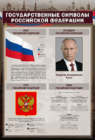 Стенд "Государственные символы Российской Федерации" - fgospostavki.ru - Красный Сулин