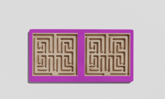 Межполушарная доска №13 фиолетовая - fgospostavki.ru - Красный Сулин