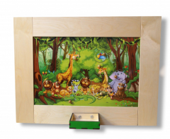 Тактильно-развивающая панель «Мир зверей» - fgospostavki.ru - Красный Сулин