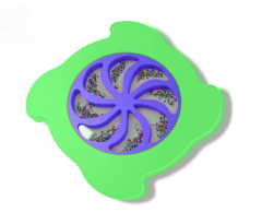 Тактильно-развивающая панель «Вращение радуги» - fgospostavki.ru - Красный Сулин