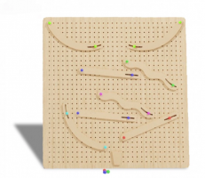 Тактильно-развивающая панель «Веселые горки» - fgospostavki.ru - Красный Сулин