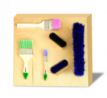 Тактильно-развивающая панель с мягкими кисточками - fgospostavki.ru - Красный Сулин