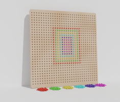 Тактильно-развивающая панель «Радужная мозаика» - fgospostavki.ru - Красный Сулин