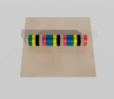 Тактильно-развивающая панель с разноцветными кругами - fgospostavki.ru - Красный Сулин