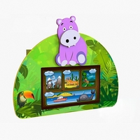 Сенсорный настенный коррекционно-развивающий комплекс Бегемотик - fgospostavki.ru - Красный Сулин