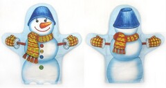 Кукла-рукавичка "Снеговик" - fgospostavki.ru - Красный Сулин