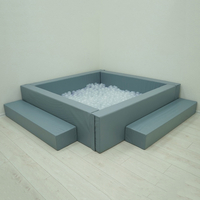 Сухой бассейн с шариками и RGB-подсветкой 190х190 см - fgospostavki.ru - Красный Сулин