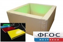 Сухой бассейн вибромузыкальный с клавишами управления (150х150х66 сантиметров) - fgospostavki.ru - Красный Сулин