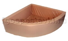 Сухой бассейн угловой полукруглый (без рисунка) - fgospostavki.ru - Красный Сулин
