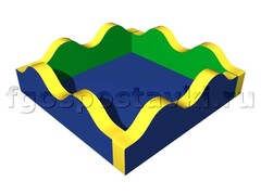 Сухой бассейн "Волна-2" с аппликацией - fgospostavki.ru - Красный Сулин