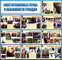 Стенд "Конституционные права и обязанности граждан" - fgospostavki.ru - Красный Сулин