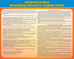 Стенд "Профилактика производственного травматизма" - fgospostavki.ru - Красный Сулин