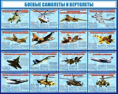 Стенд "Боевые самолеты и вертолеты" - fgospostavki.ru - Красный Сулин