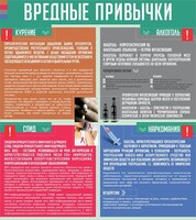 Стенд "Вредные привычки" - fgospostavki.ru - Красный Сулин