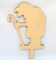 Персонаж для теневого театра "Баба Яга" - fgospostavki.ru - Красный Сулин