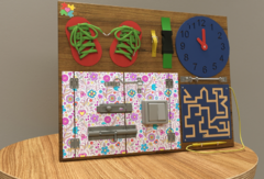 Бизиборд «Для девочек» - fgospostavki.ru - Красный Сулин