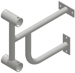 Кронштейн настенный (двухрядный) - fgospostavki.ru - Красный Сулин