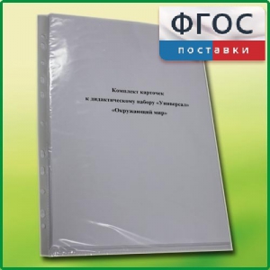 Комплект карточек к дидактическому набору «Универсал большой» «Окружающий мир» - fgospostavki.ru - Красный Сулин