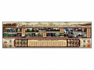 Настенное полотно "История России" (10000 х 3000 мм) - fgospostavki.ru - Красный Сулин