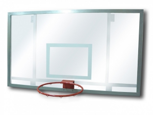 Щит баскетбольный игровой, поликарбонат (1800х1200 миллиметров) - fgospostavki.ru - Красный Сулин