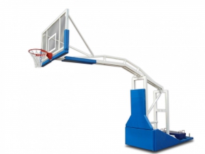 Стойка баскетбольная мобильная складная с выносом 2,25 метра с электроподъемом стрелы (без противовесов) - fgospostavki.ru - Красный Сулин