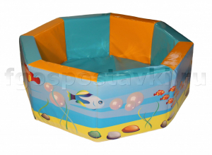 Бассейн восьмигранный с шелкографией - fgospostavki.ru - Красный Сулин