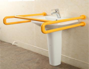 Поручень для раковины "Антибак" 650х650 миллиметров - fgospostavki.ru - Красный Сулин