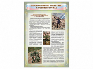 Стенд "Мероприятия обязательной подготовки граждан к военной службе" - fgospostavki.ru - Красный Сулин