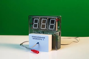 Датчик влажности воздуха с независимой индикацией (гигрометр демонстрационный) - fgospostavki.ru - Красный Сулин