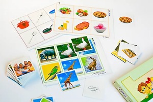 Лото "Иностранный язык" (3 игры, 6 планшетов, 36 карточек, цветные, ламинированные) - fgospostavki.ru - Красный Сулин