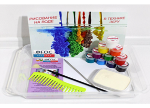 Набор для рисования "Эбру в десятку" - fgospostavki.ru - Красный Сулин
