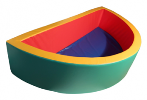 Бассейн с шариками полукруглый (без рисунка) - fgospostavki.ru - Красный Сулин