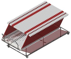 Тележка для барьеров на колесиках - fgospostavki.ru - Красный Сулин