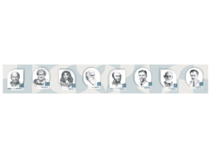 Стенд-лента "Выдающиеся ученые-биологи" - fgospostavki.ru - Красный Сулин