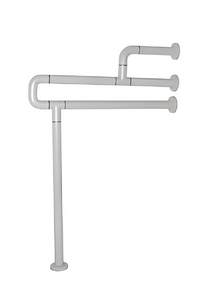 Поручень напольно-настенный с антибактериальным покрытием (белый) - fgospostavki.ru - Красный Сулин