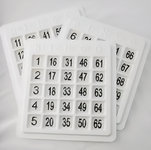 Доска для игры "Бинго" для слабовидящих - fgospostavki.ru - Красный Сулин