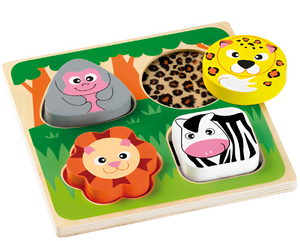 Тактильные пазлы "Сафари" - fgospostavki.ru - Красный Сулин