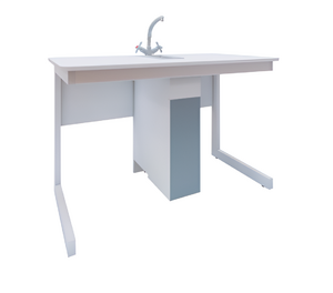 Стол ученический для кабинета химии двухместный - fgospostavki.ru - Красный Сулин