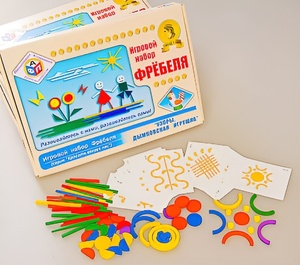 Игровой набор Фребеля "Узоры. Дымковская игрушка" (серия "Красота вокруг нас") - fgospostavki.ru - Красный Сулин