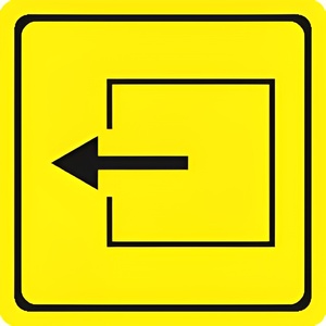 Тактильный знак (выход из помещения) 150х150 - fgospostavki.ru - Красный Сулин