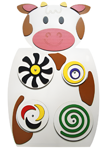 Бизиборд «Белая коровушка» - fgospostavki.ru - Красный Сулин